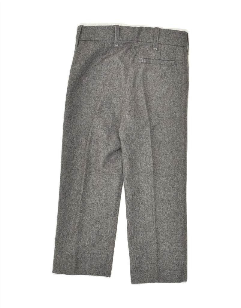 BURBERRY Boys Straight Casual Trousers 2-3 Years W20 L15 Grey Wool | Vintage Burberry | Thrift | Second-Hand Burberry | Used Clothing | Messina Hembry 
