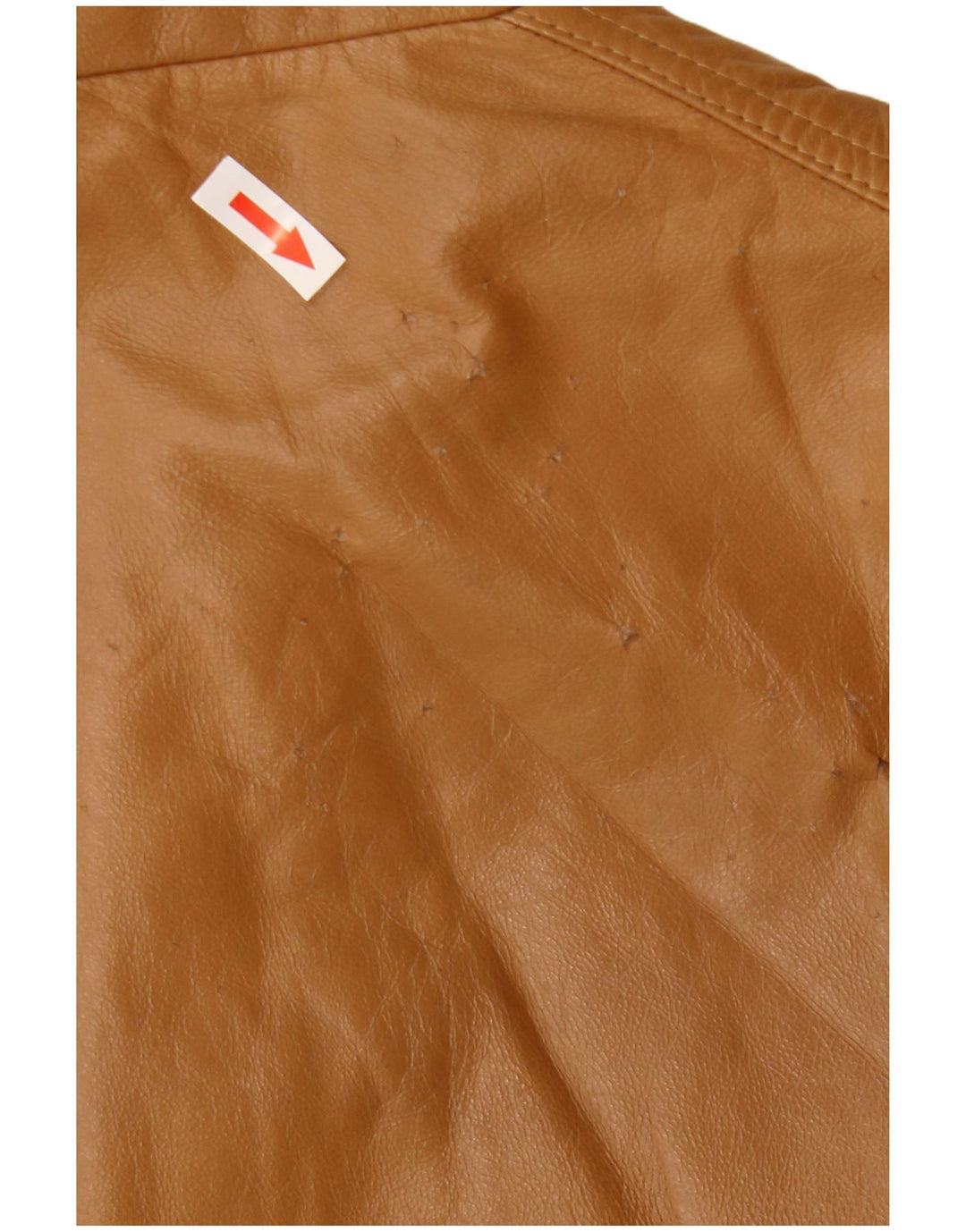 Vintage Mens Leather Coat IT 52 XL Brown Leather
