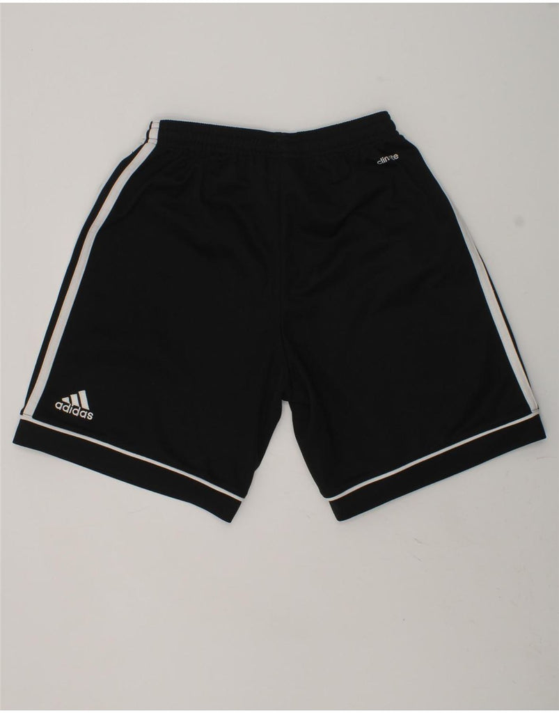 ADIDAS Boys Climalite Sport Shorts 11-12 Years Medium  Black Polyester | Vintage Adidas | Thrift | Second-Hand Adidas | Used Clothing | Messina Hembry 