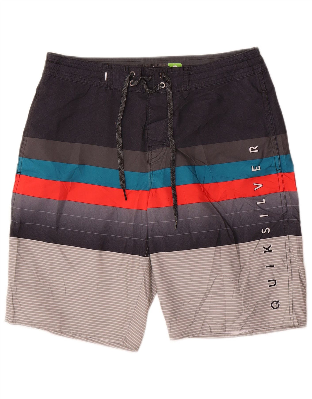Quiksilver Mens Graphic Swimming Shorts Medium Multicoloured Striped