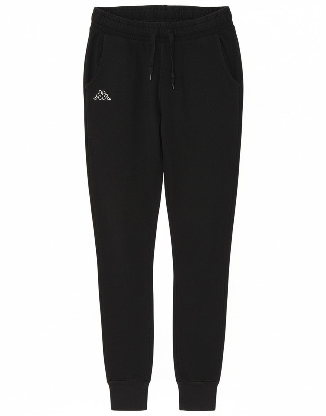 Kappa Womens Tracksuit Trousers Joggers Large Black Cotton