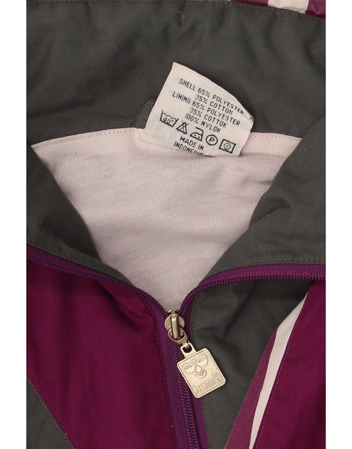 Hummel Mens Pullover Graphic Tracksuit Top Jacket 2XL Purple Colourblock