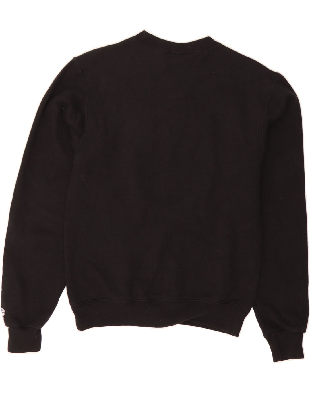 CHAMPION Mens Graphic Sweatshirt Jumper XS Black Cotton Vintage Champion and Second-Hand Champion from Messina Hembry 