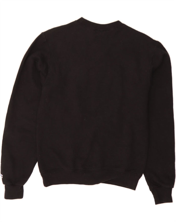 CHAMPION Mens Graphic Sweatshirt Jumper XS Black Cotton Vintage Champion and Second-Hand Champion from Messina Hembry 
