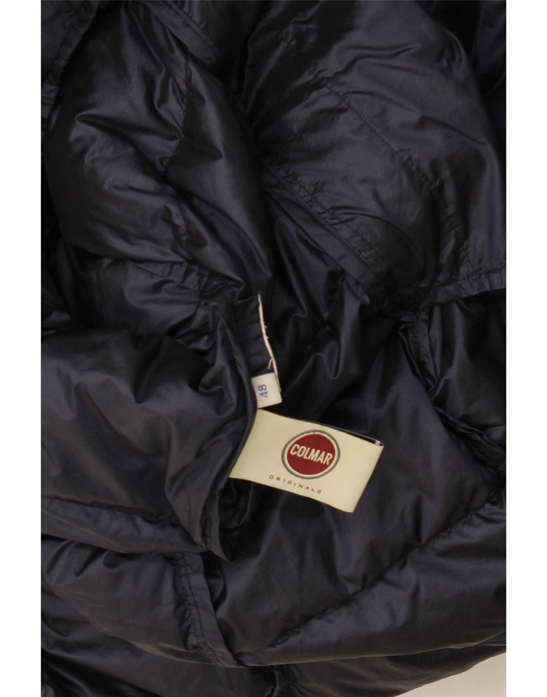 Colmar Womens Hooded Padded Coat IT 48 XL Navy Blue
