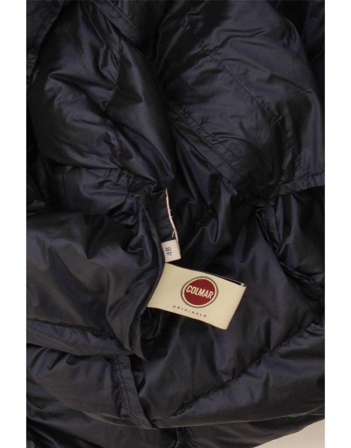 Colmar Womens Hooded Padded Coat IT 48 XL Navy Blue