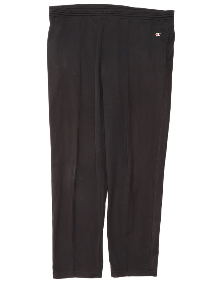 Champion Mens Tracksuit Trousers Large Black Polyester