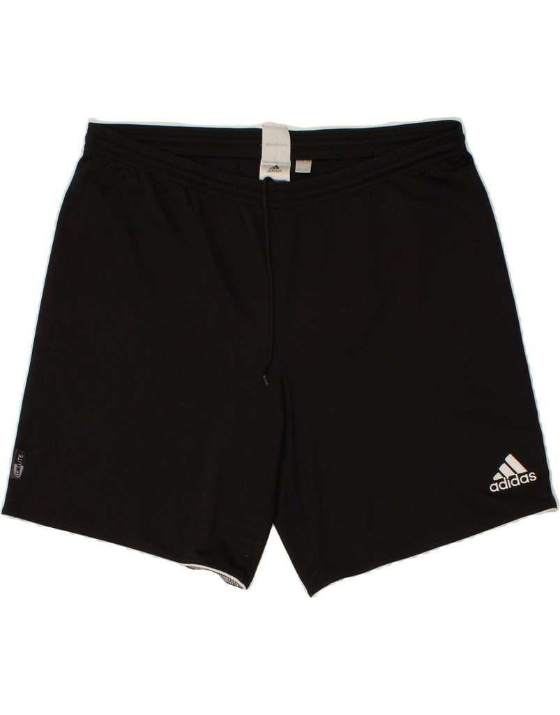 ADIDAS Mens Climalite Sport Shorts Medium Black Polyester | Vintage Adidas | Thrift | Second-Hand Adidas | Used Clothing | Messina Hembry 