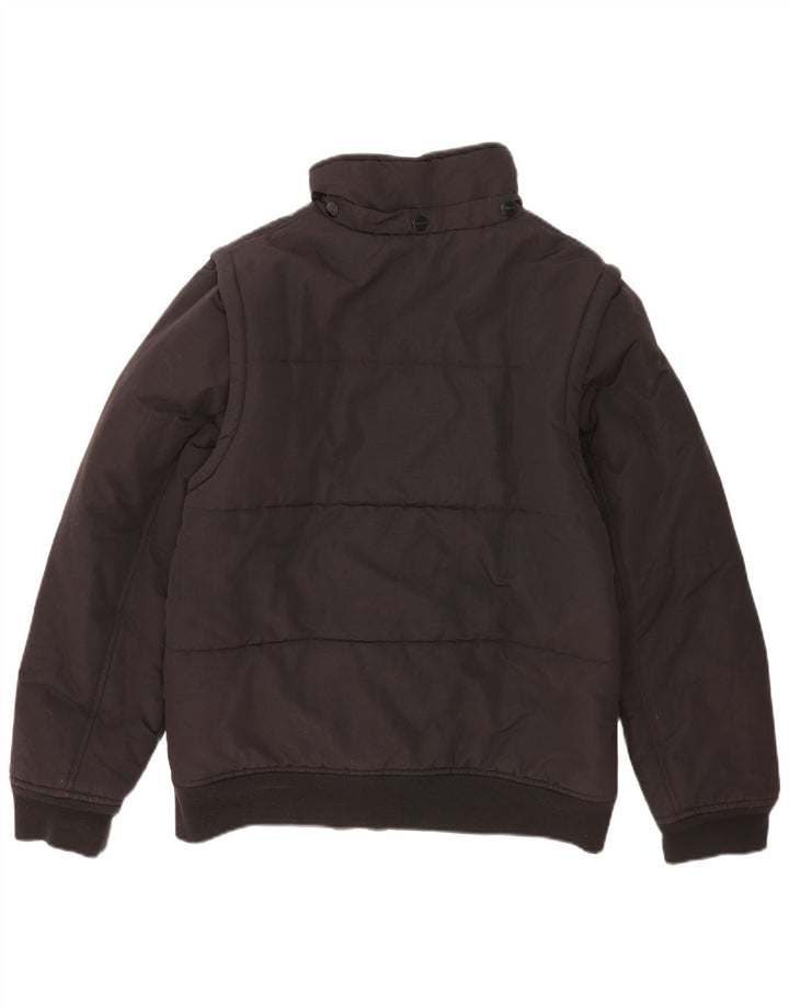 Carhartt Mens Padded Jacket UK 38 Medium Black Nylon