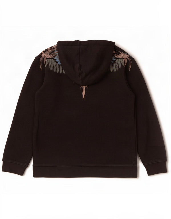 Marcelo Burlon Mens Hoodie Jumper Medium Black Cotton