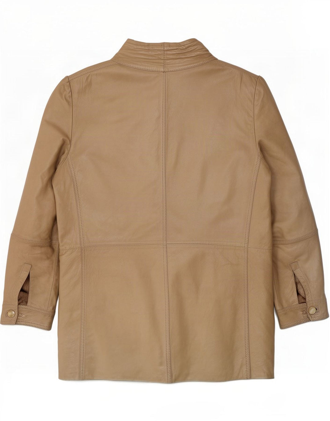 Vintage Womens Shearling Jacket UK 14 Medium Khaki