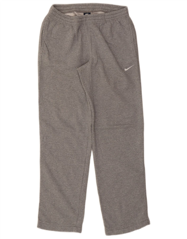 Nike Mens Tracksuit Trousers Medium  Grey Cotton
