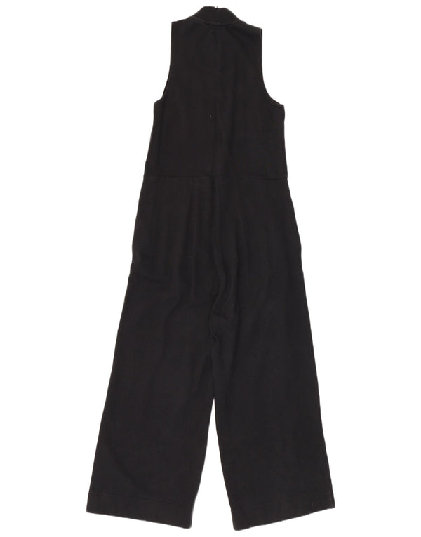Nike Womens Sleeveless Jumpsuit UK 6 XS Black Cotton