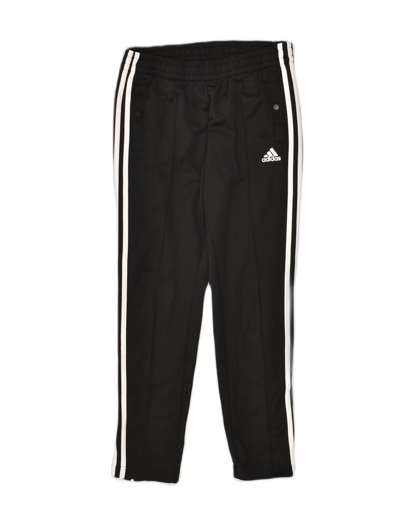 ADIDAS Womens Tracksuit Trousers UK 4/6 XS Black Polyester | Vintage Adidas | Thrift | Second-Hand Adidas | Used Clothing | Messina Hembry 