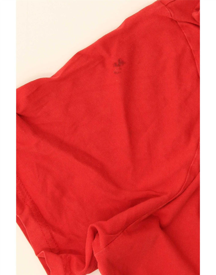 The North Face Mens Graphic T-Shirt Top Medium Red Cotton