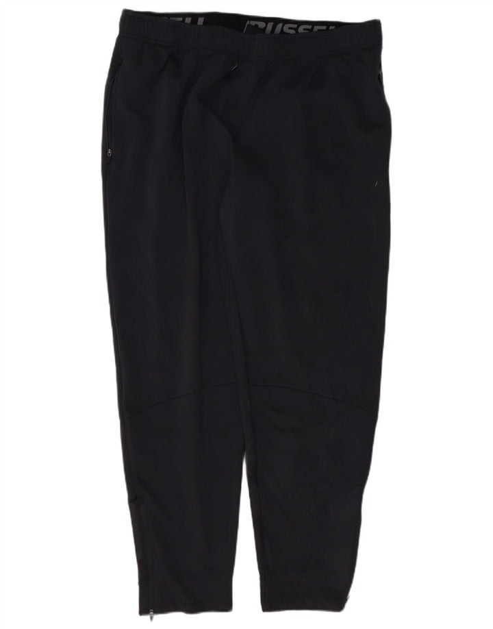 RUSSELL ATHLETIC Mens Tracksuit Trousers XL  Grey Polyester
