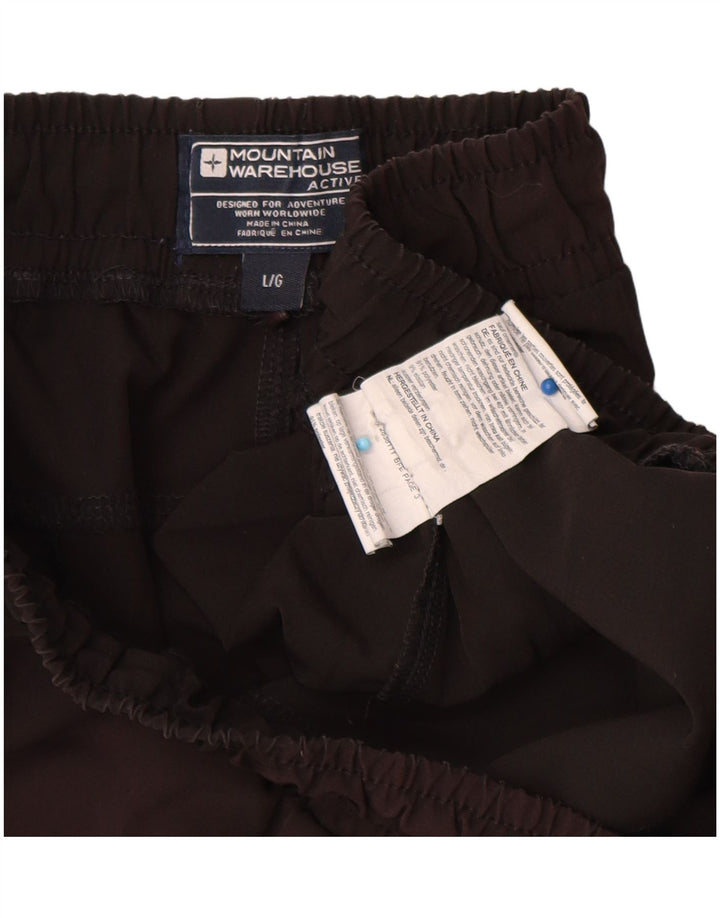 Mountain Warehouse Mens Sport Shorts Large Black Polyester