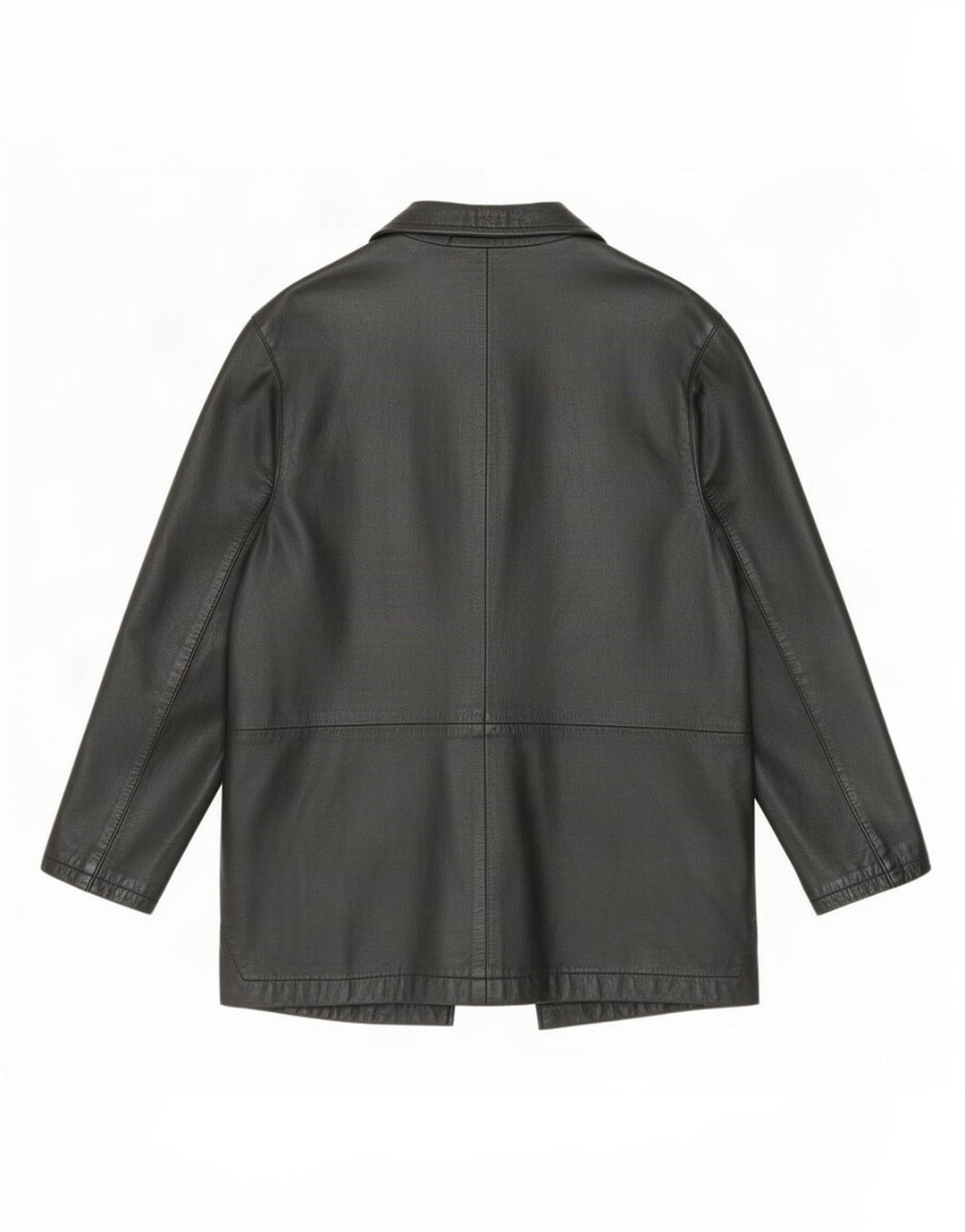 Privilegi Womens Leather Jacket IT 46 Large Black