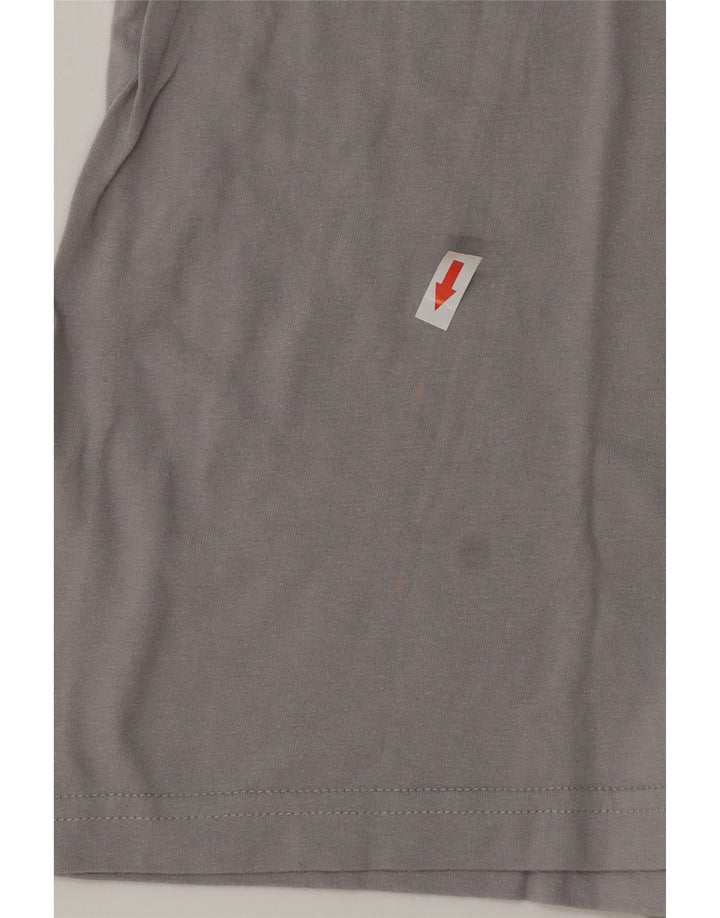 Kappa Mens T-Shirt Top 2XL Grey Cotton