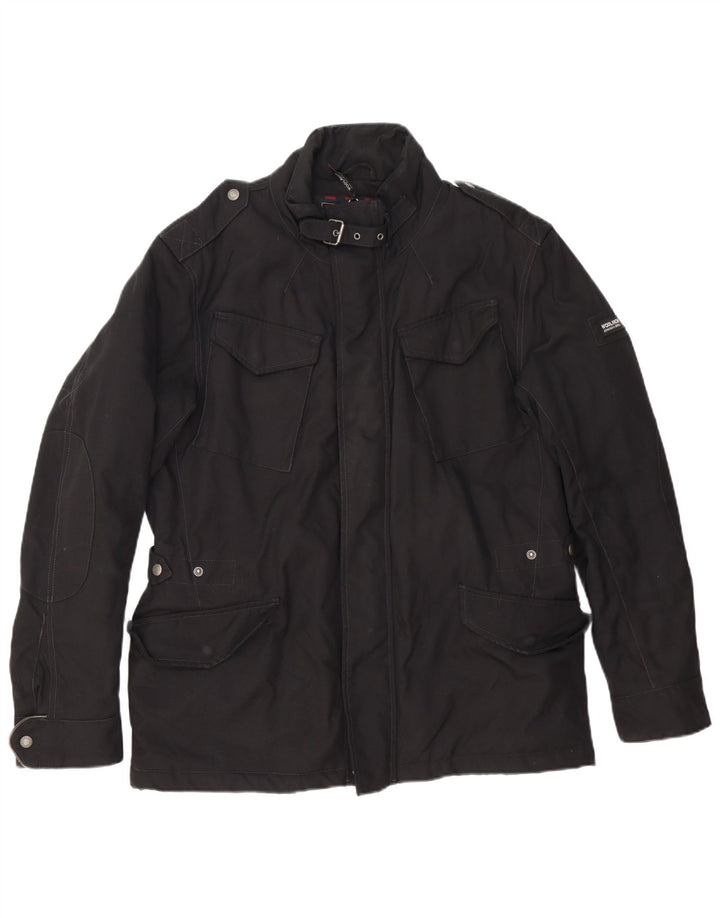 Woolrich Mens Military Jacket UK 40 Large Black