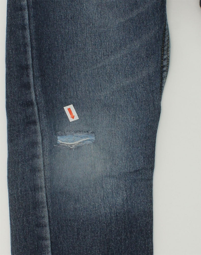 LEVI'S Boys Straight Jeans 7-8 Years W24 L22 Navy Blue Cotton | Vintage Levi's | Thrift | Second-Hand Levi's | Used Clothing | Messina Hembry 