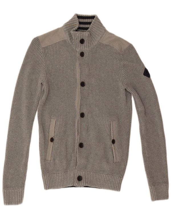 Timberland Mens Earthkeepers Slim Fit Zip Neck Jumper Sweater Medium Grey