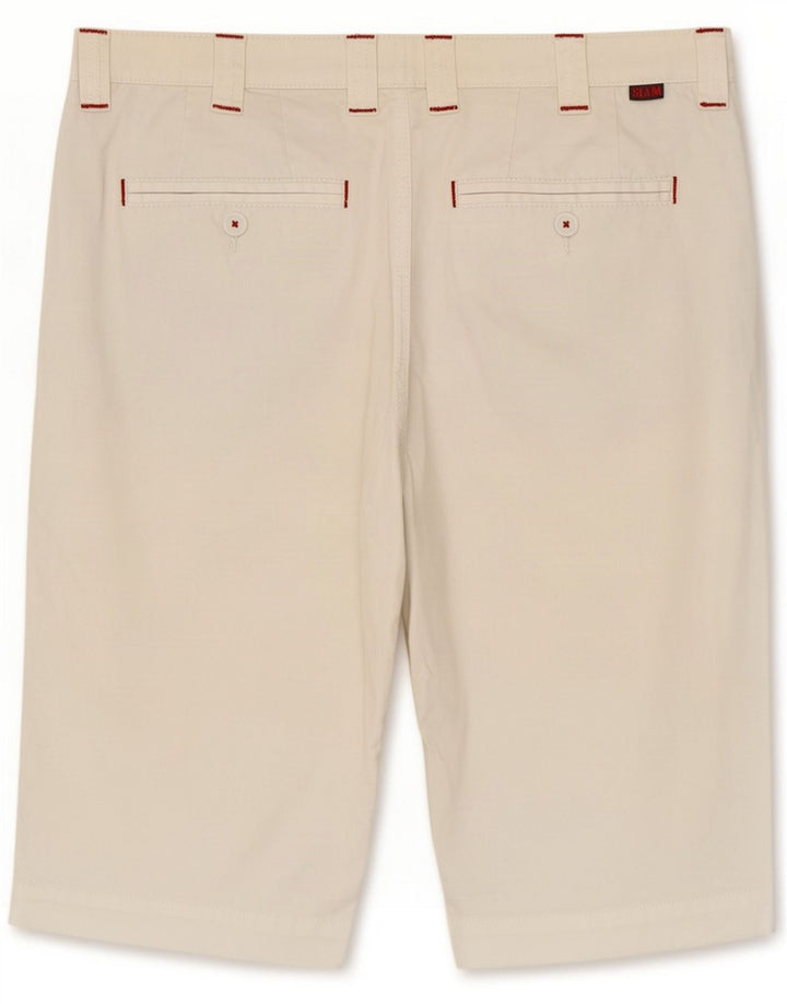 Slam Womens Chino Shorts IT 46 Large W32 White Cotton