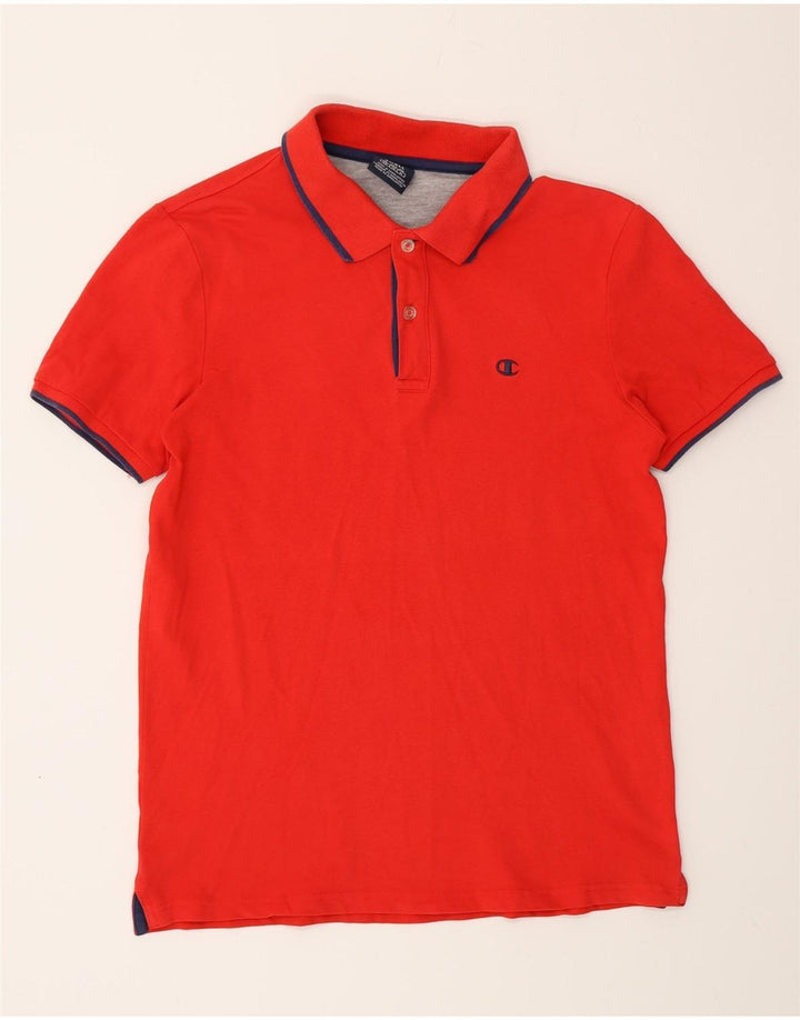 Champion Mens Polo Shirt Small Red
