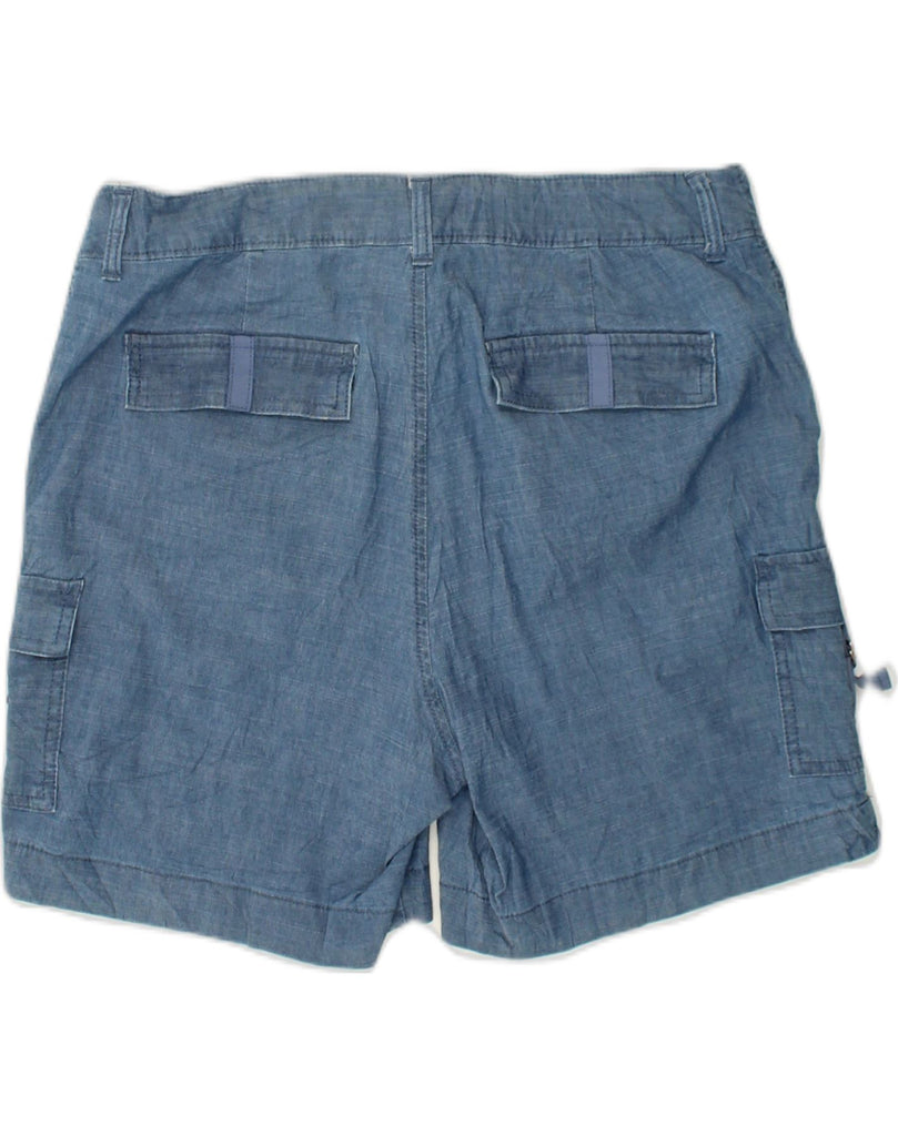 LEE Womens Regular Fit Mid Rise Cargo Shorts US 14 XL W34 Blue | Vintage Lee | Thrift | Second-Hand Lee | Used Clothing | Messina Hembry 