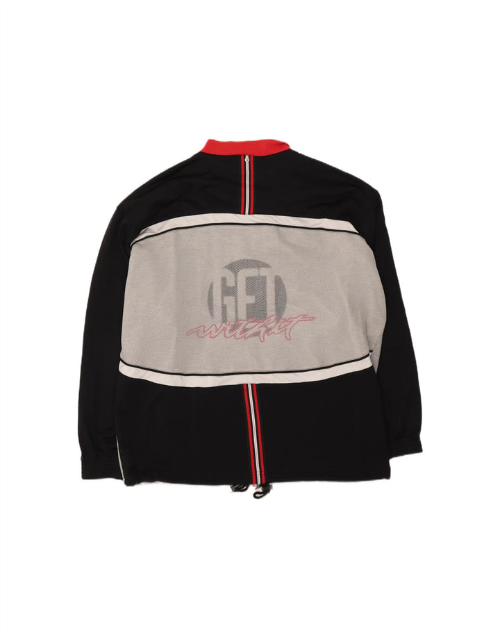 LOTTO Mens Graphic Tracksuit Top Jacket 2XL Grey Colourblock Polyester