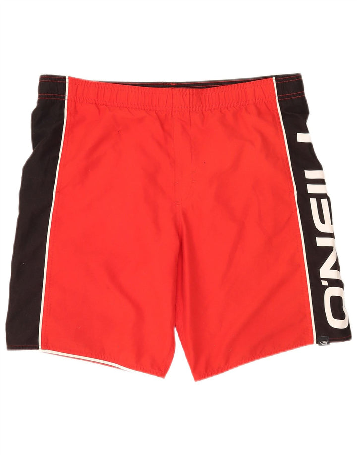 O'Neal Mens Graphic Swimming Shorts Large Red Colourblock
