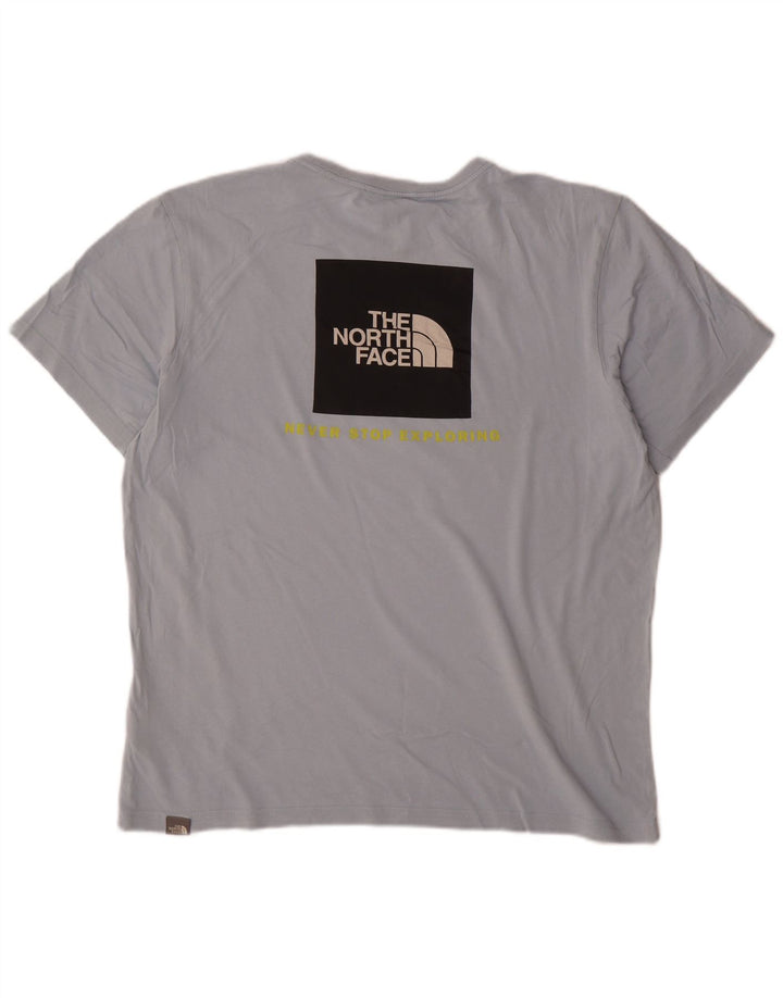 The North Face Mens Graphic T-Shirt Top Large Grey Cotton