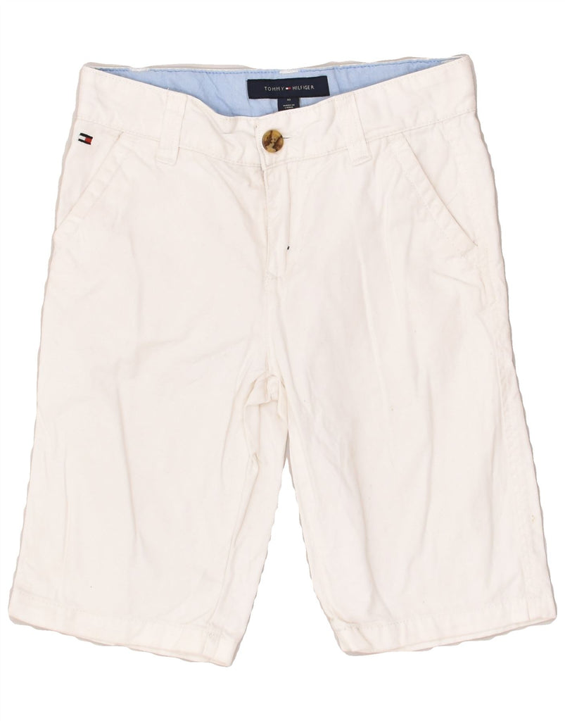 TOMMY HILFIGER Boys Chino Shorts 9-10 Years W25  White Cotton | Vintage Tommy Hilfiger | Thrift | Second-Hand Tommy Hilfiger | Used Clothing | Messina Hembry 