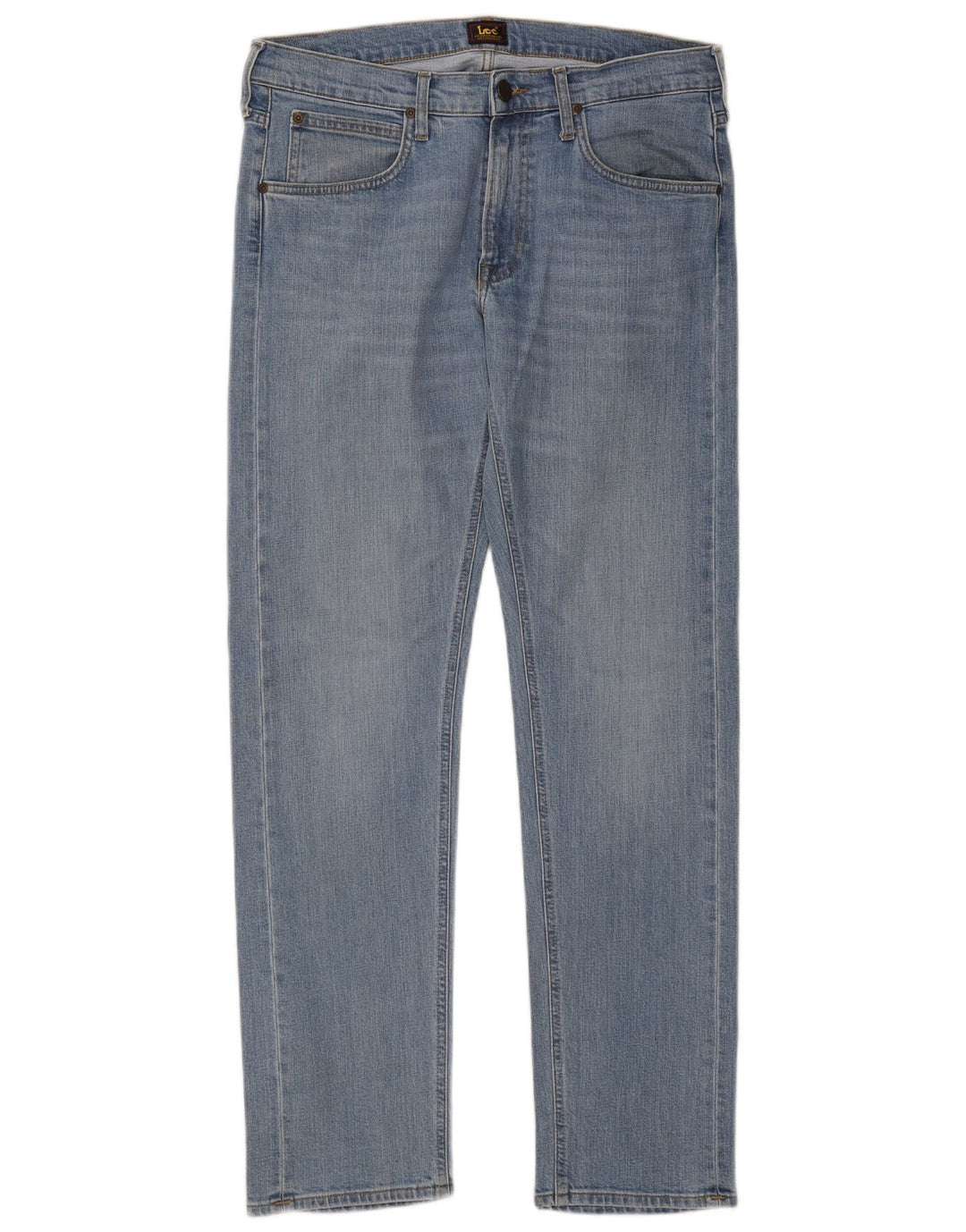 Lee Mens Daren Zip Fly Slim Jeans W32 L32 Blue Cotton