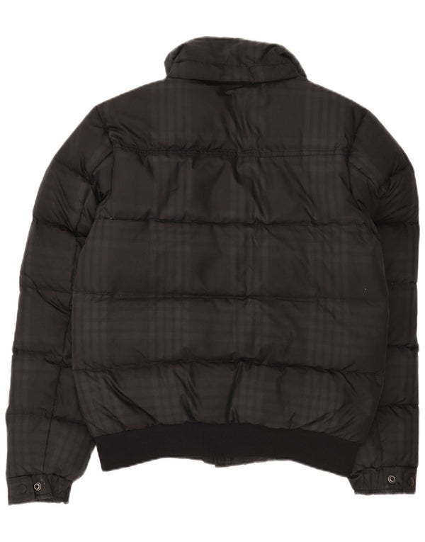 Scotch & Soda Mens Amsterdam Couture Padded Jacket UK 38 Medium Black Check