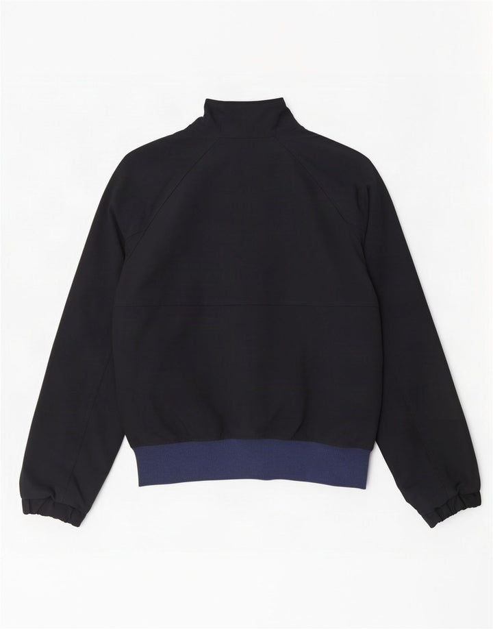 Woolrich Womens Oversized Bomber Jacket UK 10 Small Navy Blue Polyester