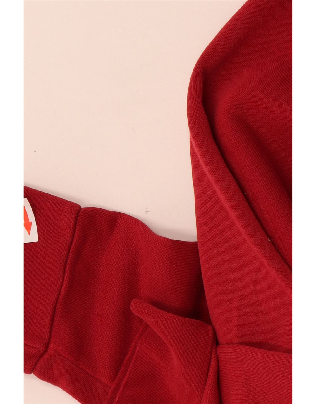 Adidas Womens Graphic Sweatshirt Jumper UK 12/14 Medium Red Cotton