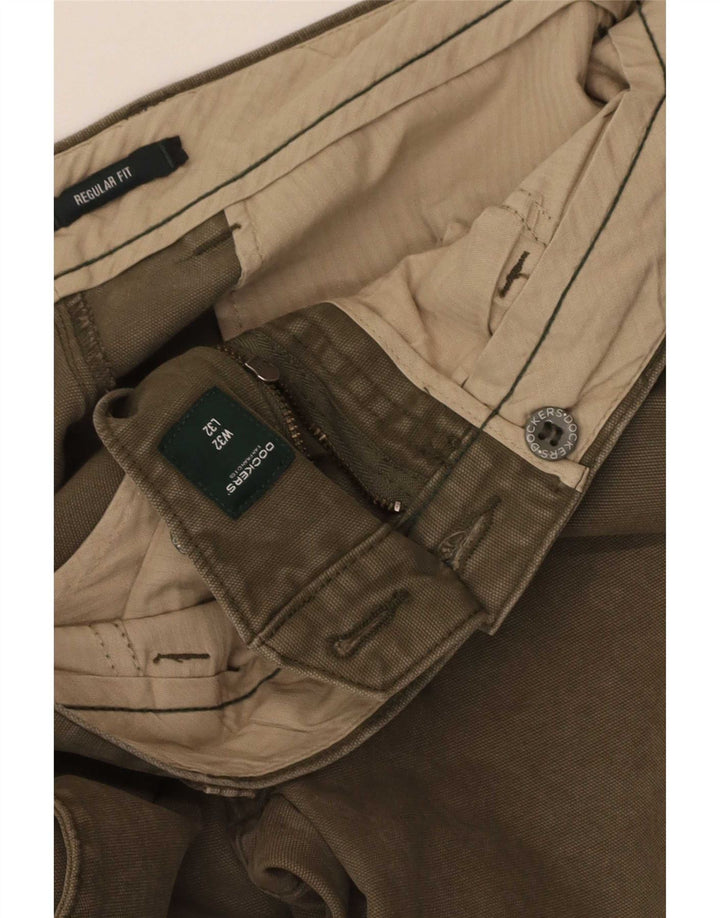 Dockers Mens Regular Fit Chino Trousers W32 L32 Khaki