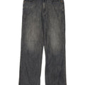 Dkny Mens Straight Jeans W34 L34 Blue Cotton