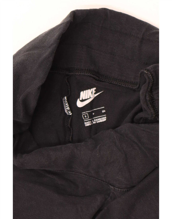 Nike Womens Graphic Crop Leggings UK 8 Small Black