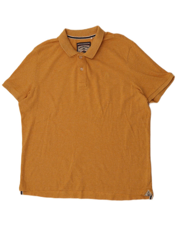 Fat Face Mens Polo Shirt 3XL Yellow Cotton