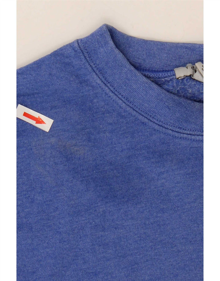 Topshop Womens Sweatshirt Jumper UK 12 Medium Blue