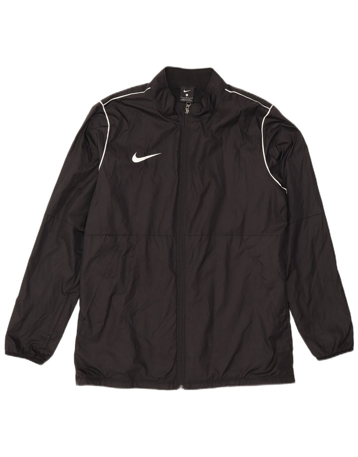 Nike Mens Rain Jacket UK 40 Large Black Polyester