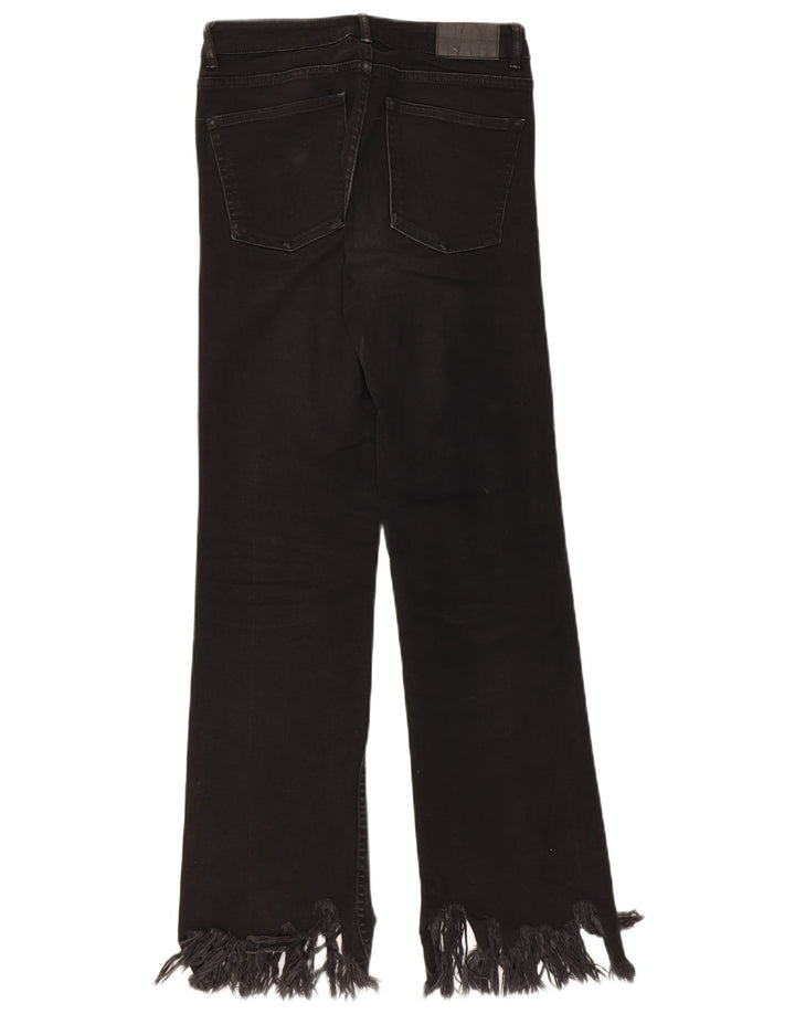 ZARA Womens Straight Jeans EU 36 XS W26 L27 Black