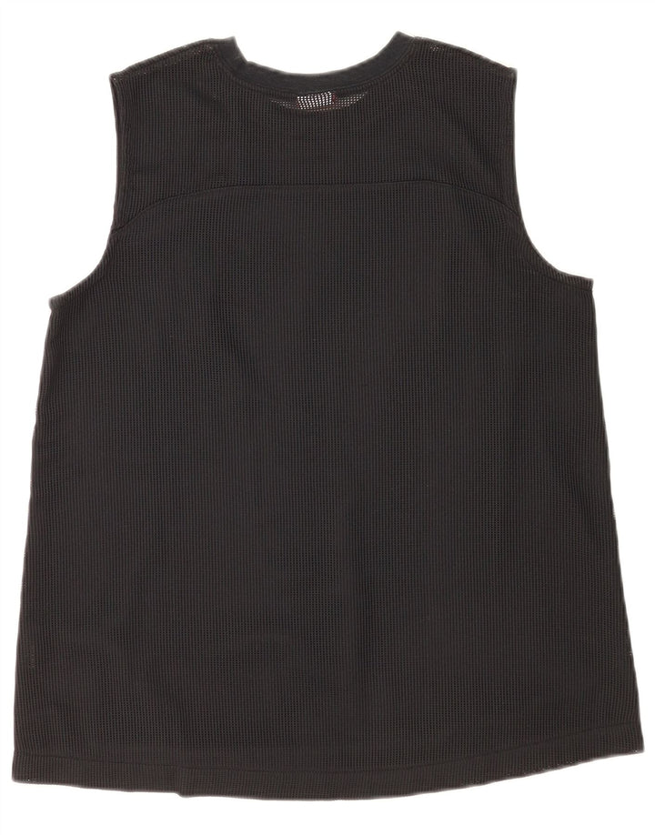Nike Mens Graphic Vest Top Small Black Pinstripe