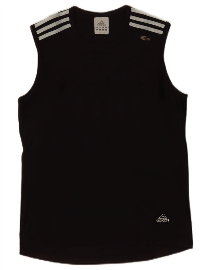 Adidas Mens Climacool Vest Top Small Black Polyester
