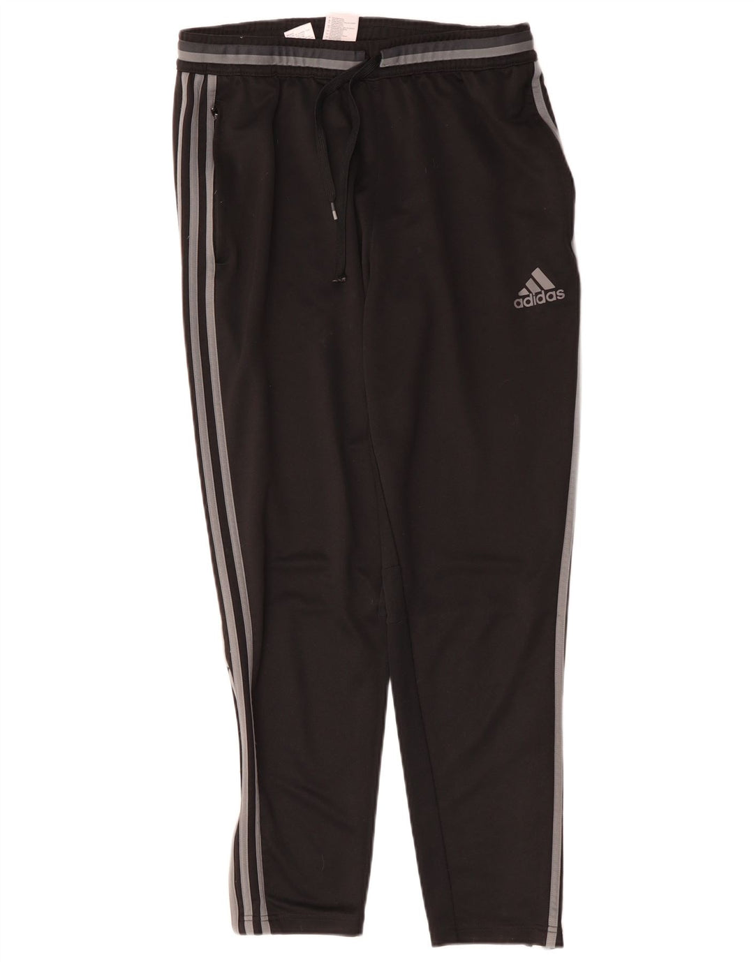 Adidas Mens Climalite Tracksuit Trousers Large Black Polyester