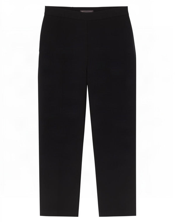 Marks & Spencer Womens Casual Trousers UK 12 Medium W32 L30 Navy Blue
