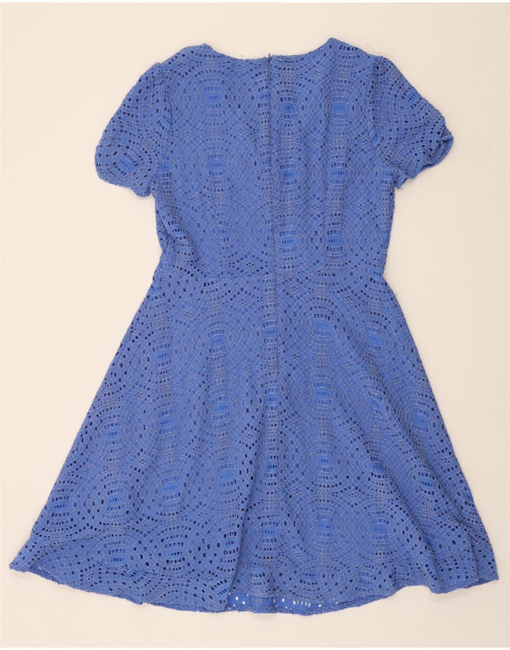 OASIS Womens A-Line Dress UK 14 Medium Blue Vintage Oasis and Second-Hand Oasis from Messina Hembry 