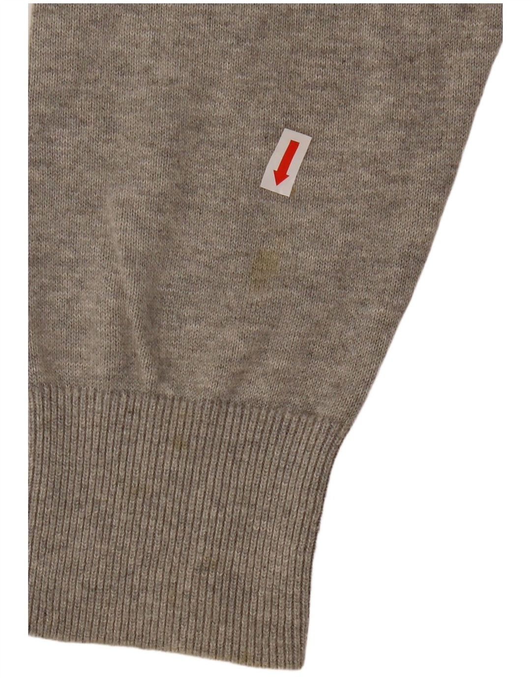 CREW CLOTHING Mens Polo Neck Jumper Sweater XL Grey Cotton